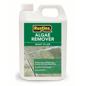 Rustins Algae Remover Ready to Use Solution for Masonry Brick Concrete 4L