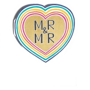 Mr and Mr Wedding Greeting Card