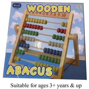 Wooden Abacus Med by AtoZ Toys
