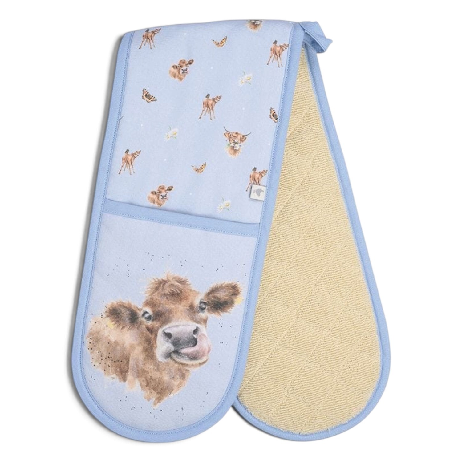 Wrendale Designs Farmyard Friends Double Oven Glove (Cow) Multi-color - Image 3