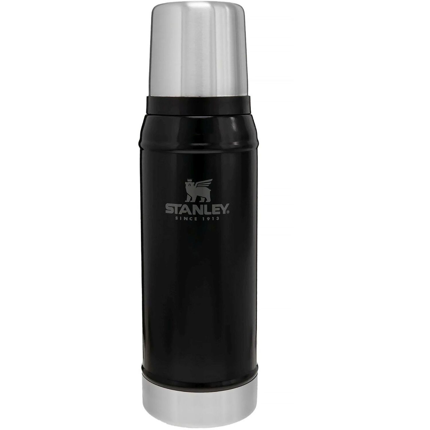 Stanley Classic Legendary Vacuum Bottle: Colo Matte Black Pebble 0.75L - Outdoor Action - Image 6
