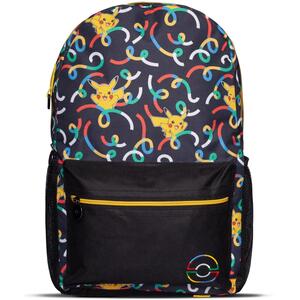 POKEMON Pikachu Sublimation All-Over Print Backpack - BP021553POK - Black