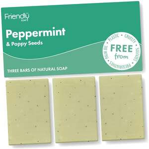 Natural Peppermint & Poppy Seeds Soap Bar