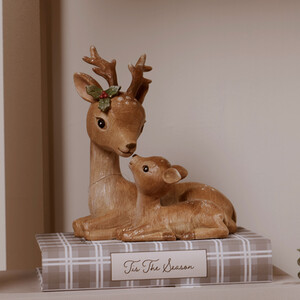 Mother and Baby Reindeer Ornament