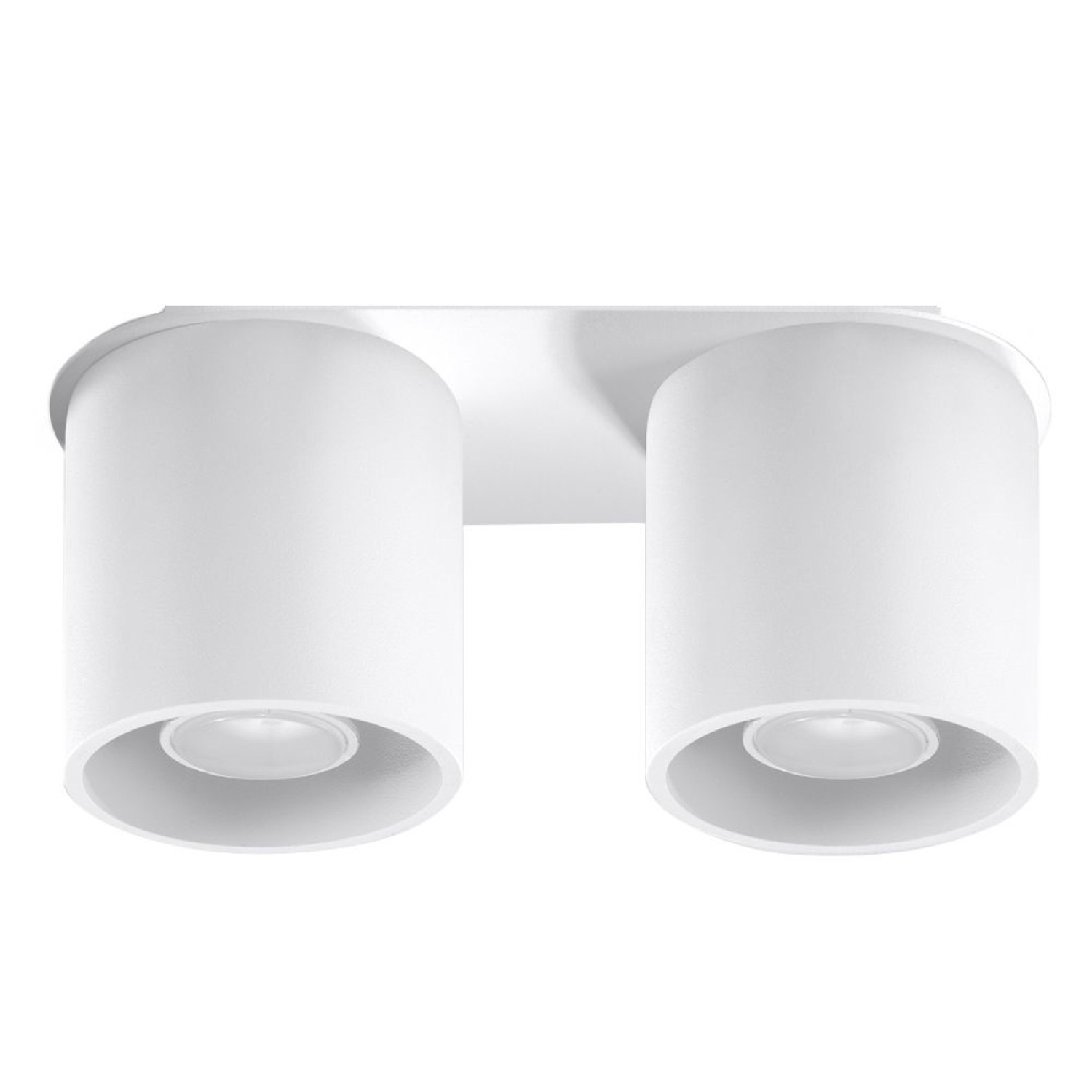 Modern Ceiling Spotlight 2 Light GU10 Aluminium Adjustable Lamp White - Image 4