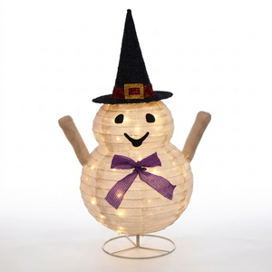 Pegdev Foldable Ghost Outdoor Halloween Light Battery Powered