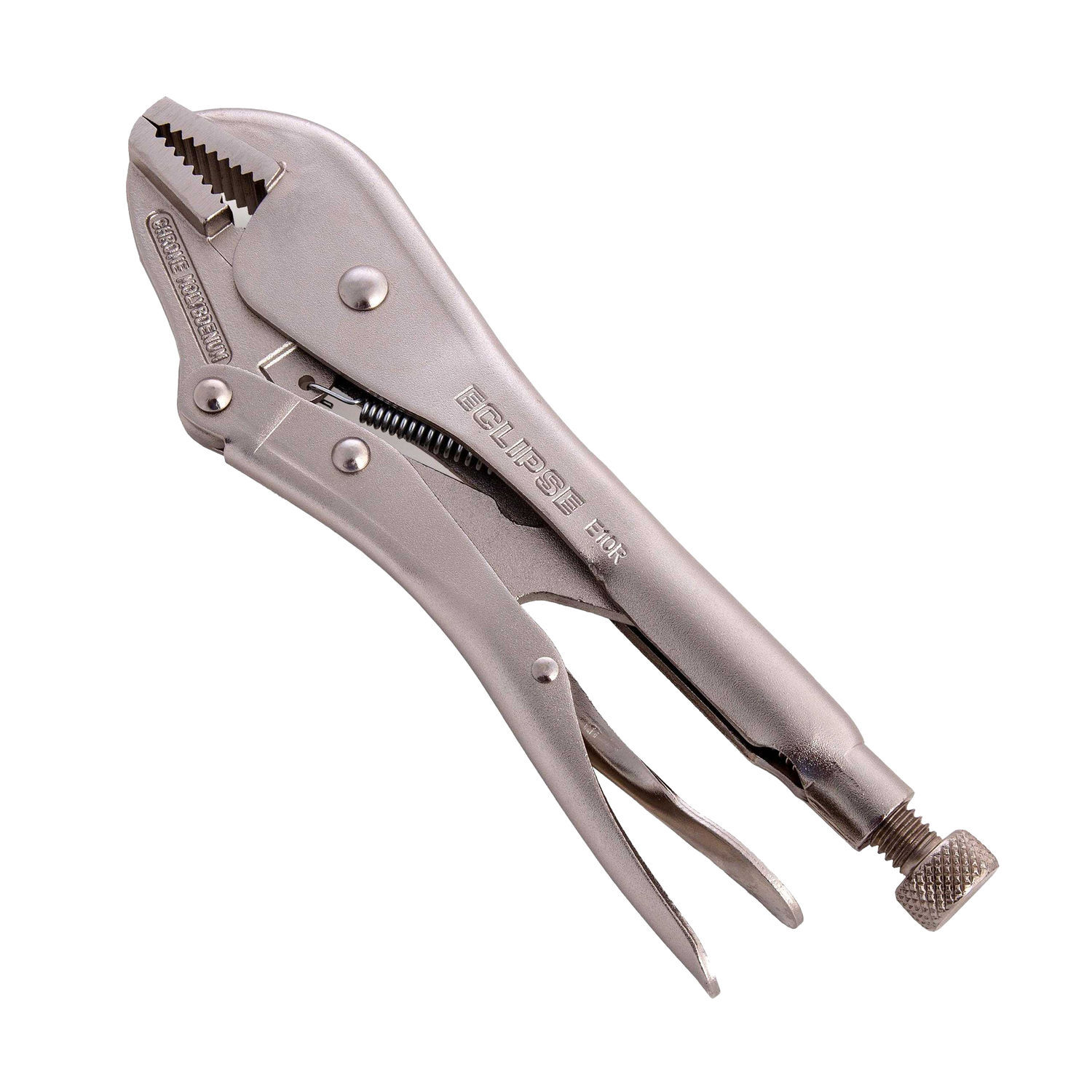 Eclipse Straight Jaw Locking Pliers - Grey