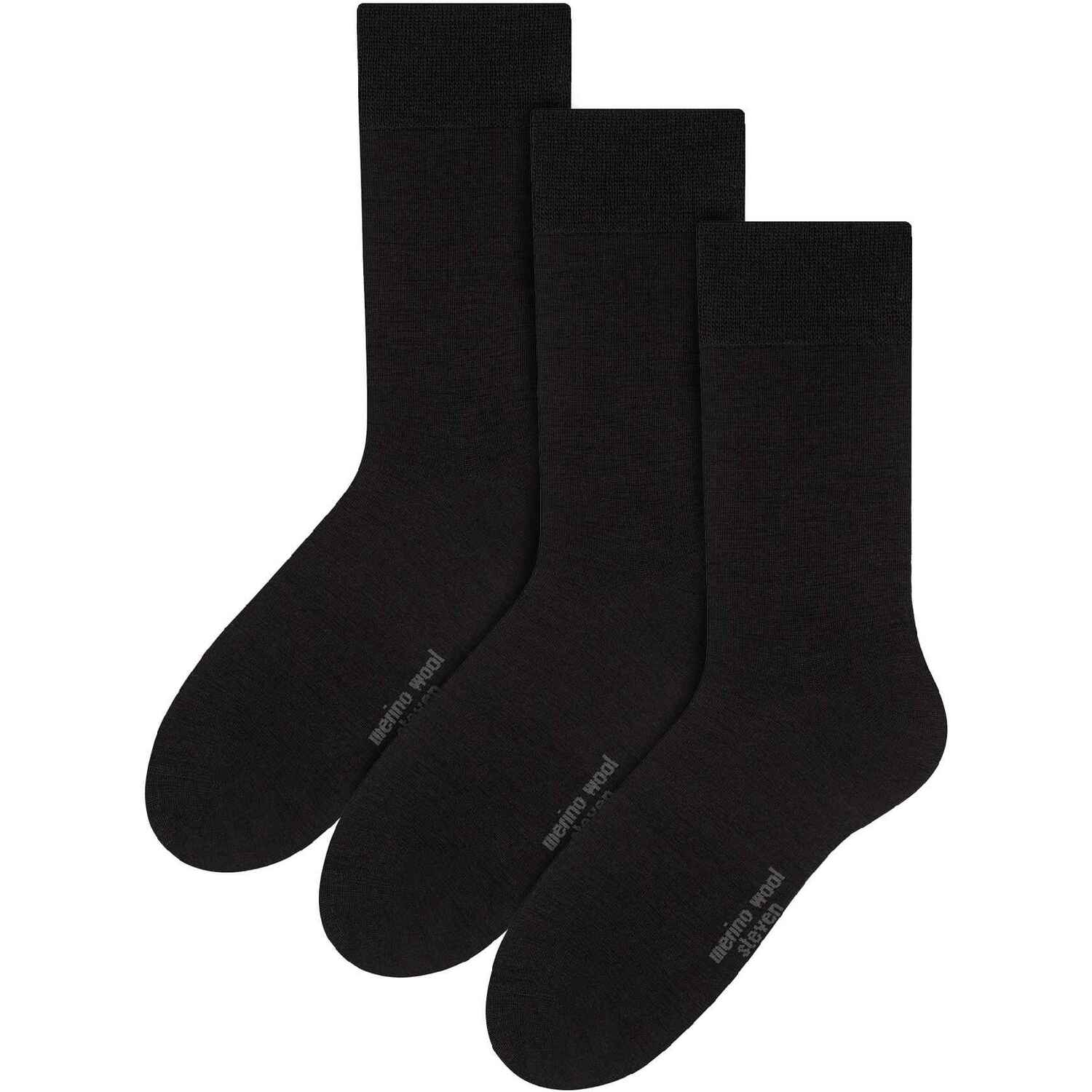 Steven 3 Pairs Mens Warm Merino Wool Socks