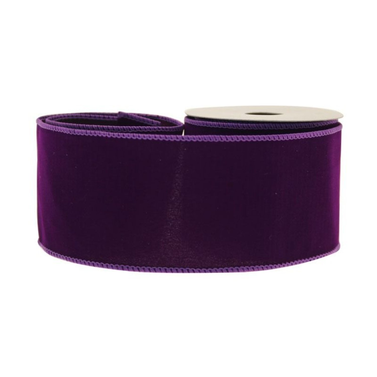  - Velvet Ribbon 63mmPurple Party Decoration - Image 3