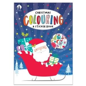 A3 Christmas Colouring & Sticker Book 5 Pack