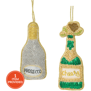 Beaded Bubbly Hanging Decoration