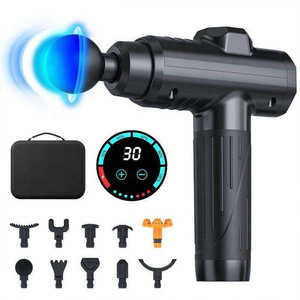 Portable Massage Gun 6 Heads Deep Tissue Percussion Massager