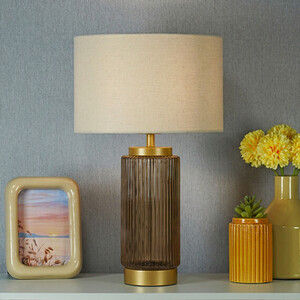 Clara Ribbed Table Lamp