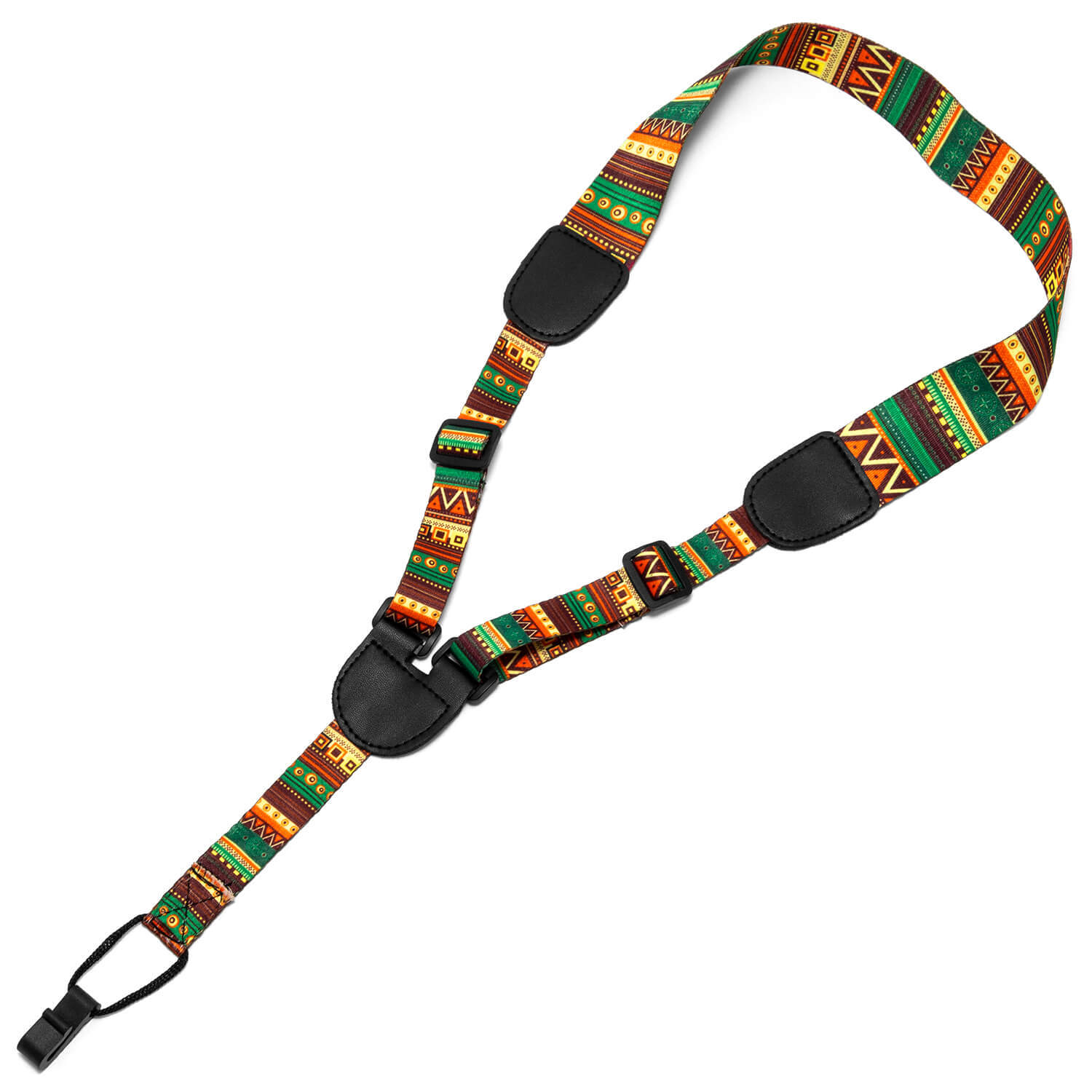 B&Q -  Ukulele Strap Aztec StyleAdjustable Strap Fits All Ukuleles - Image 2