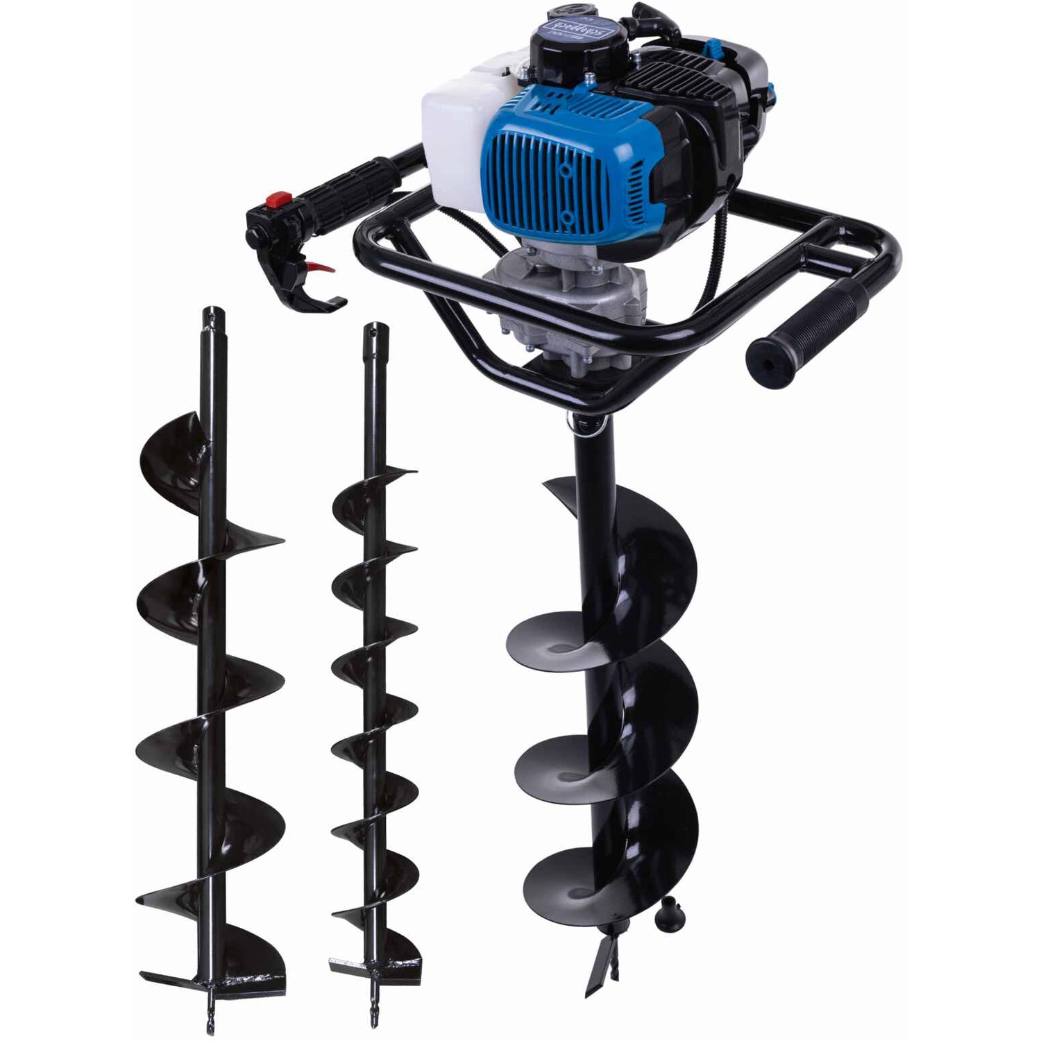 B&Q - Eb2000 Petrol Earth AugerHole Digger Ground Borer Drill1450W1.9Hp2-Stroke Motor100150 & 200mm Auger Bits - Image 3