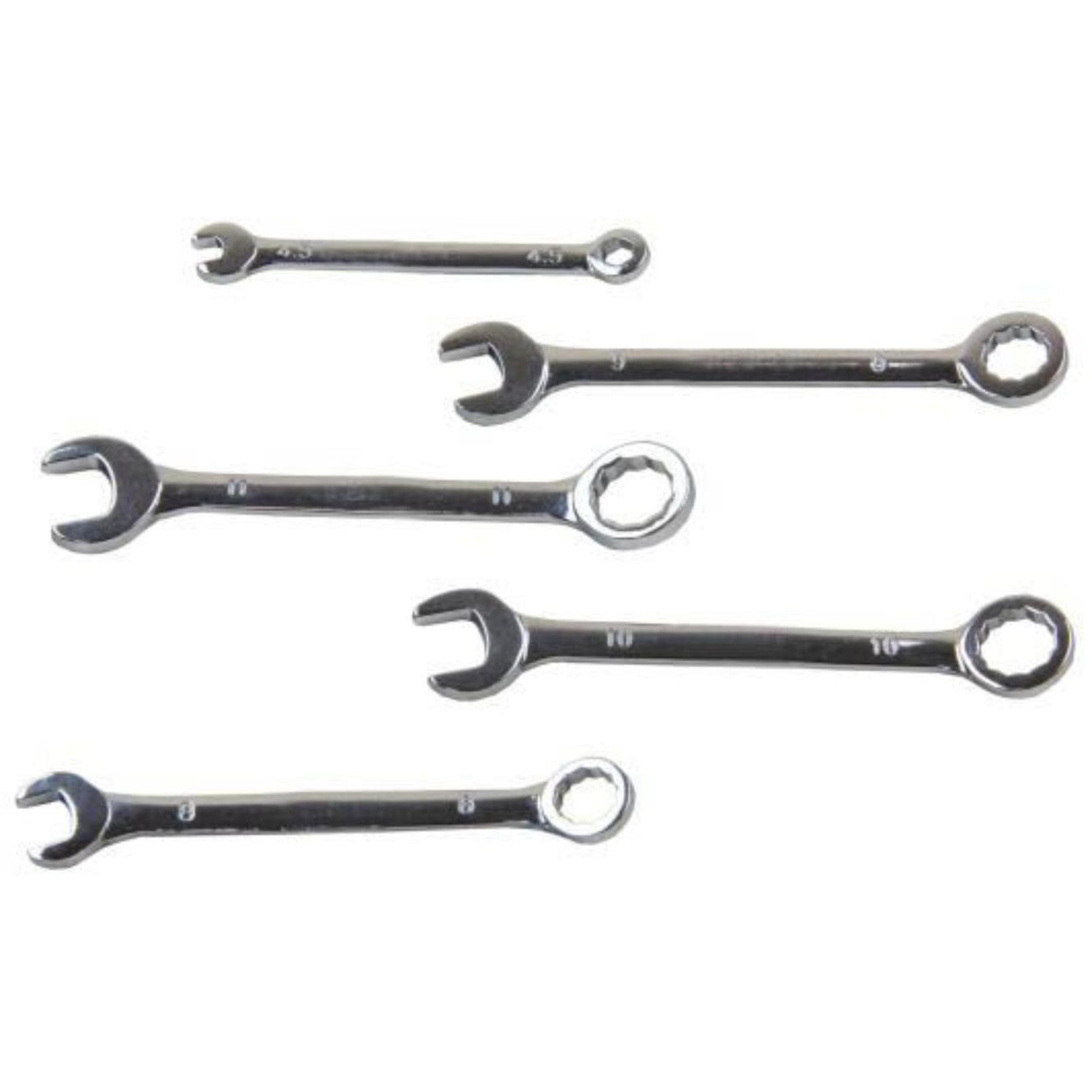 Us Pro 10 Piece Metric Mini Equal Combination Spanner Set 4 - 11Mm - Image 2