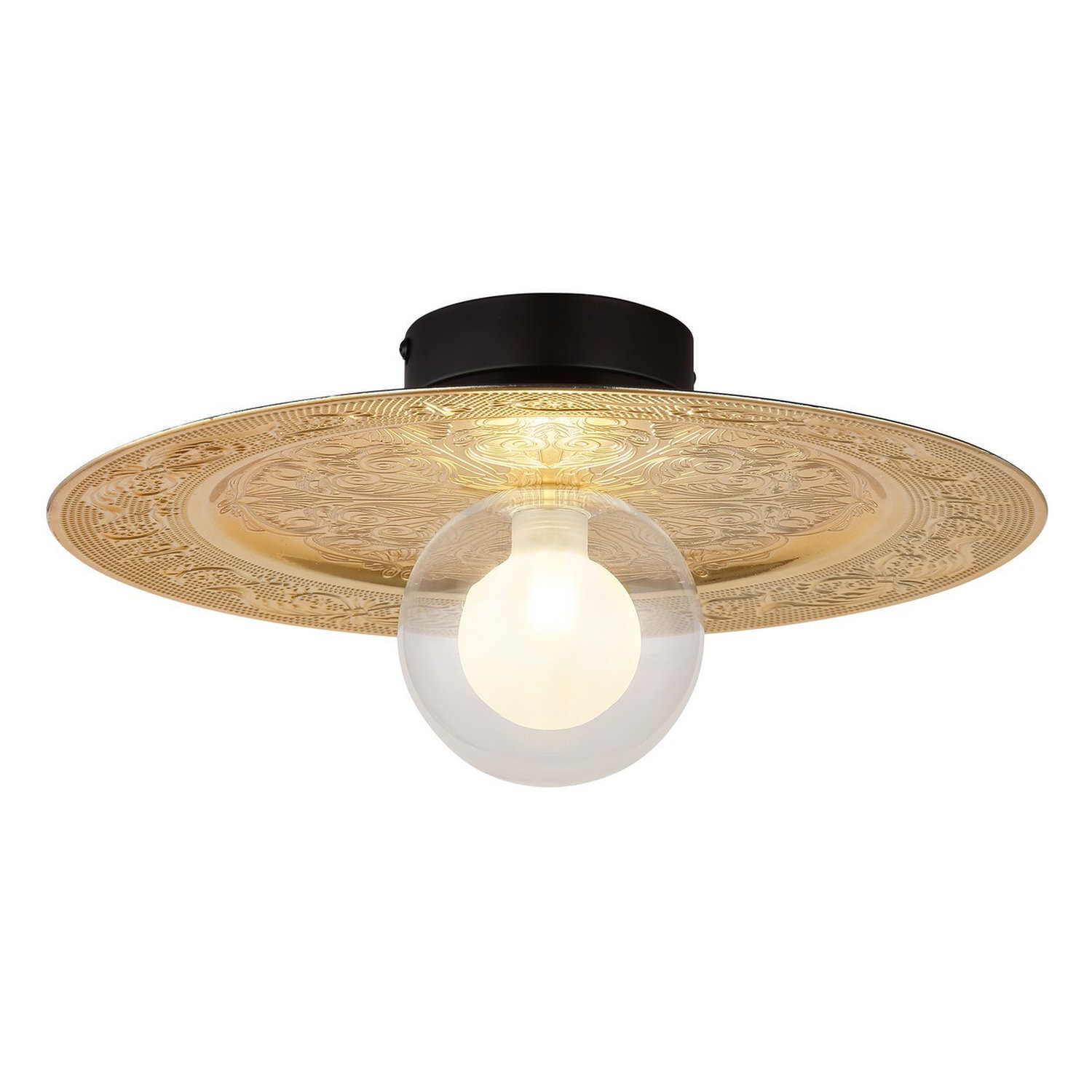 Globo Lighting Riga Ceiling Light Black
