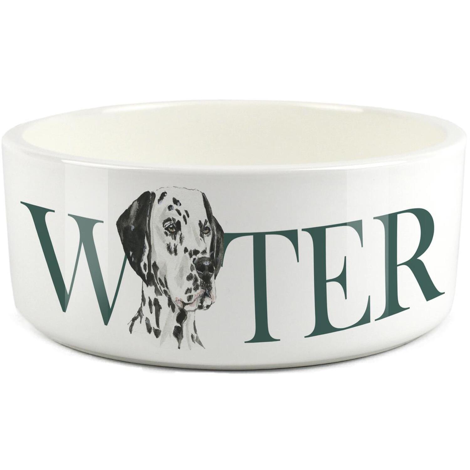 B&Q -  Large Ceramic Pet Water BowlDalmatian - Image 3