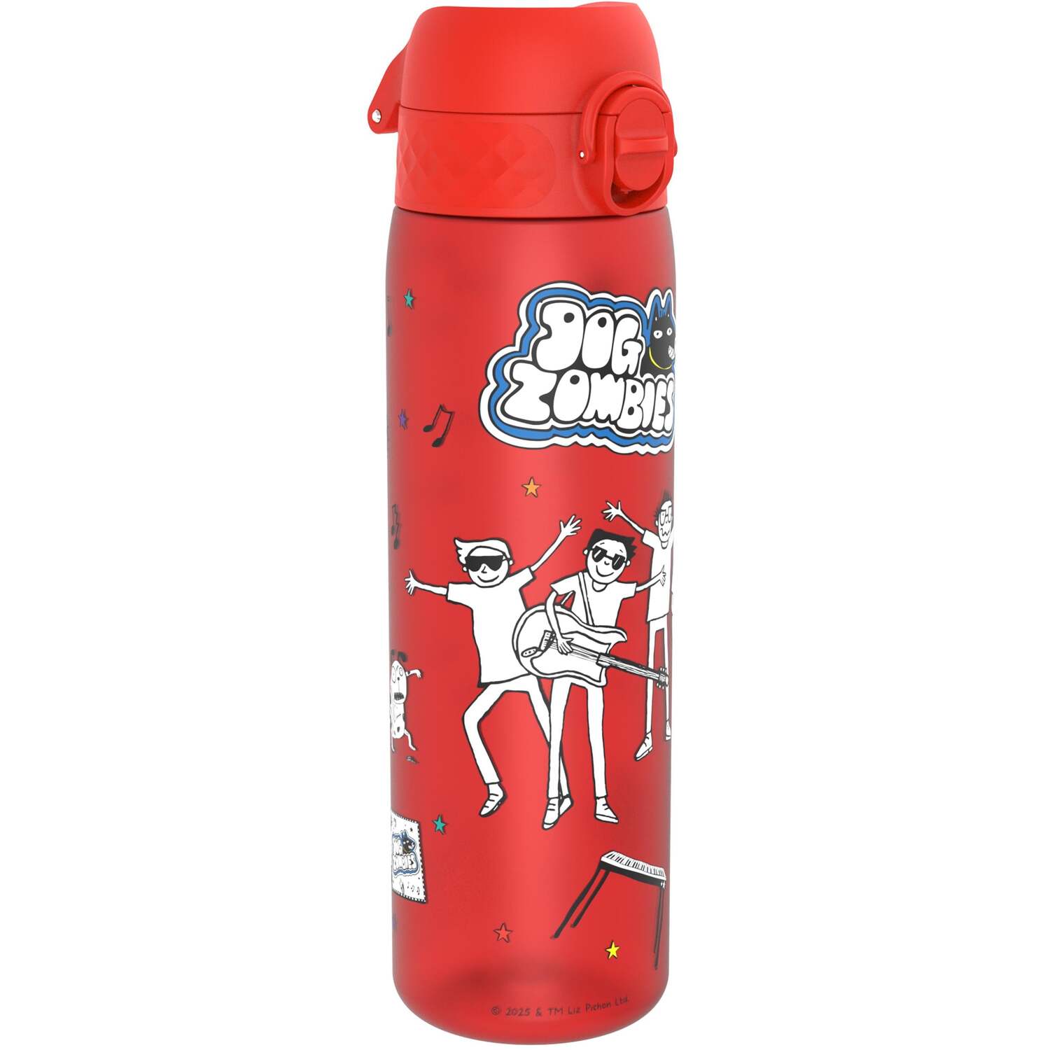 Ion8 Unisex Kids Red Tom Gates Rocketdogz Water Bottle 500Ml - Image 3