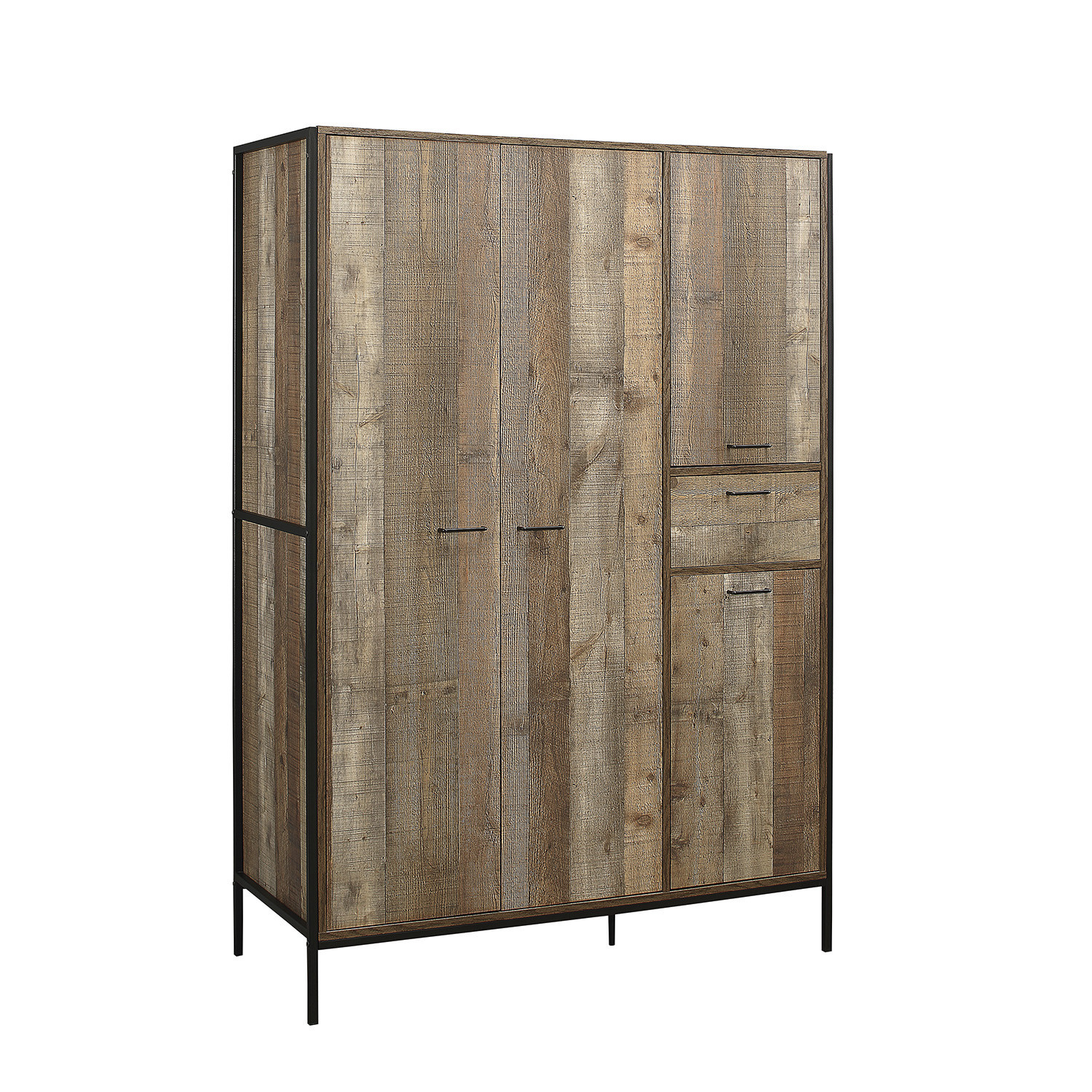 Birlea - Urban Rustic 4 Drawer Wardrobe thumbnail