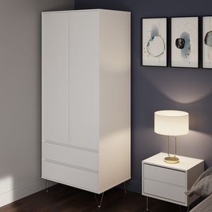Monaco 2 Door 2 Drawer Wardrobe