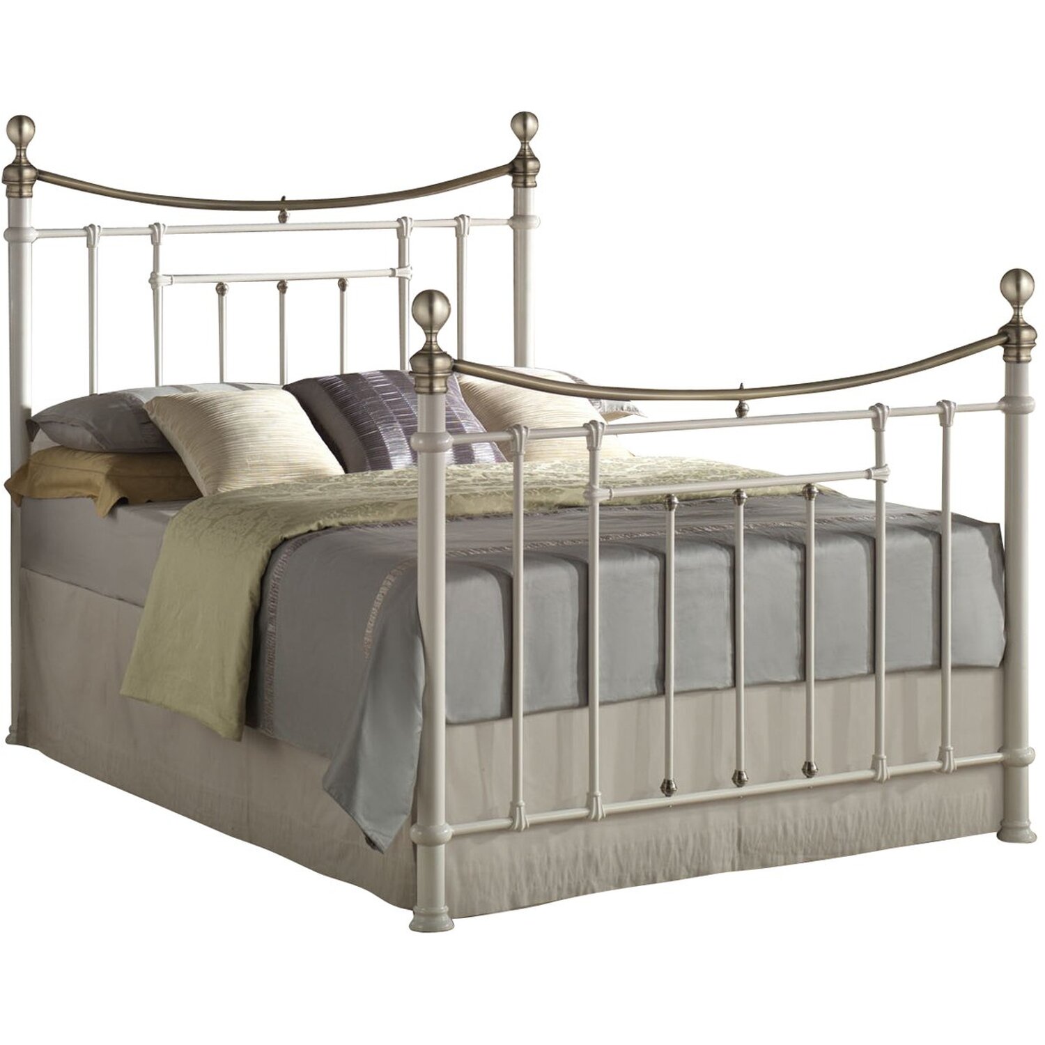 Birlea Bronte Bed - Yellow Double