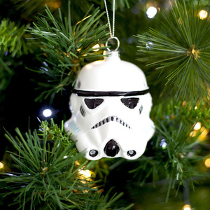 Stormtrooper Star Wars Glass Christmas Tree Baubles Official