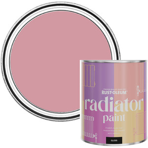 Rust-Oleum Radiator Paint in Gloss Finish - Dusky Pink 750ml