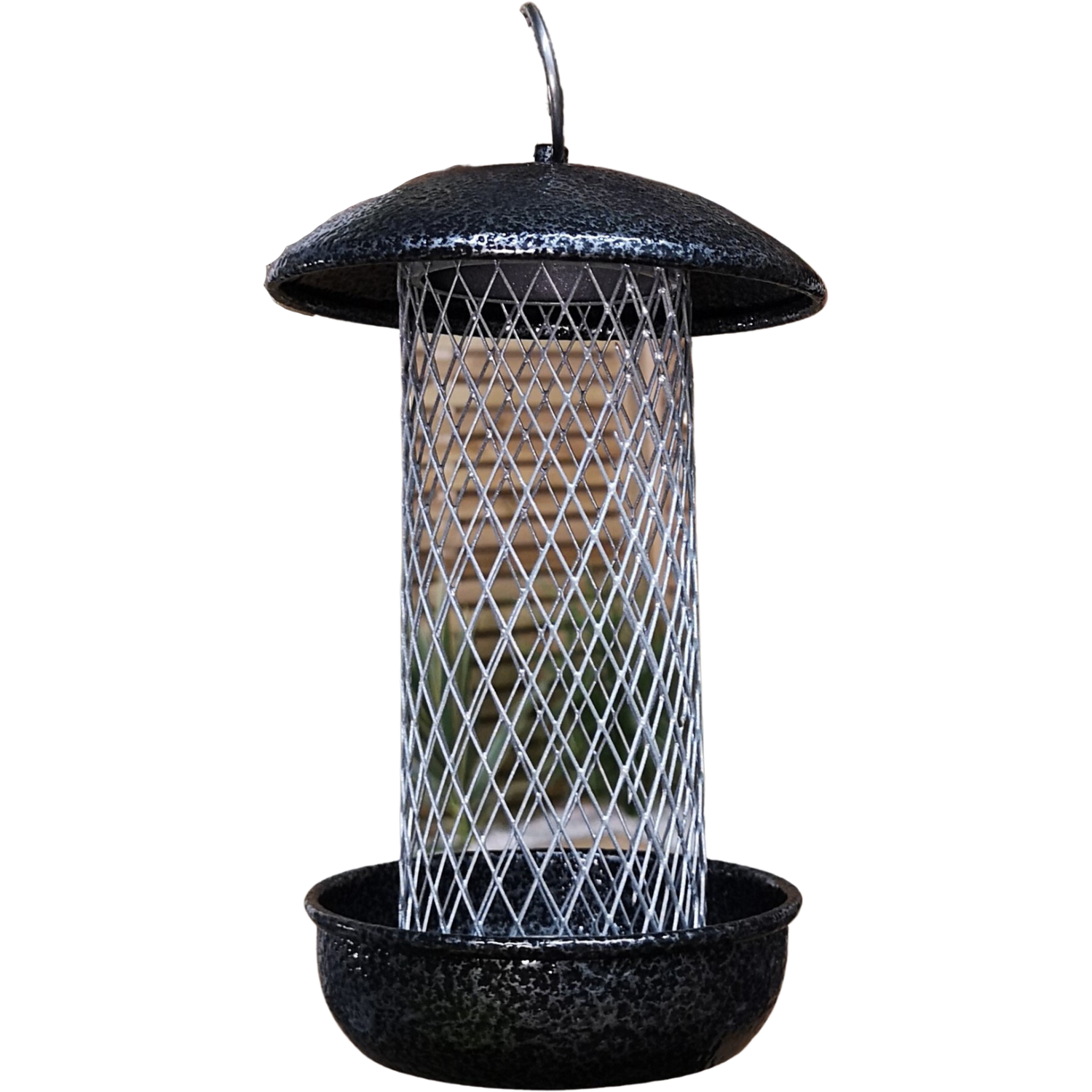 Image of Wild Bird Hanging Hammered Steel Suet&hellip;