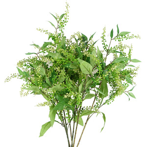 Pack of 6 x Artificial Green Foliage Spray