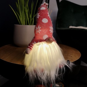 Battery Operated Light Up Christmas Standing Gonk
