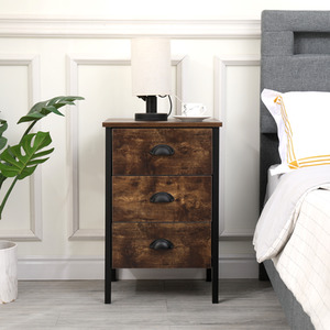 HMD Bedside Table with 3 drawers
