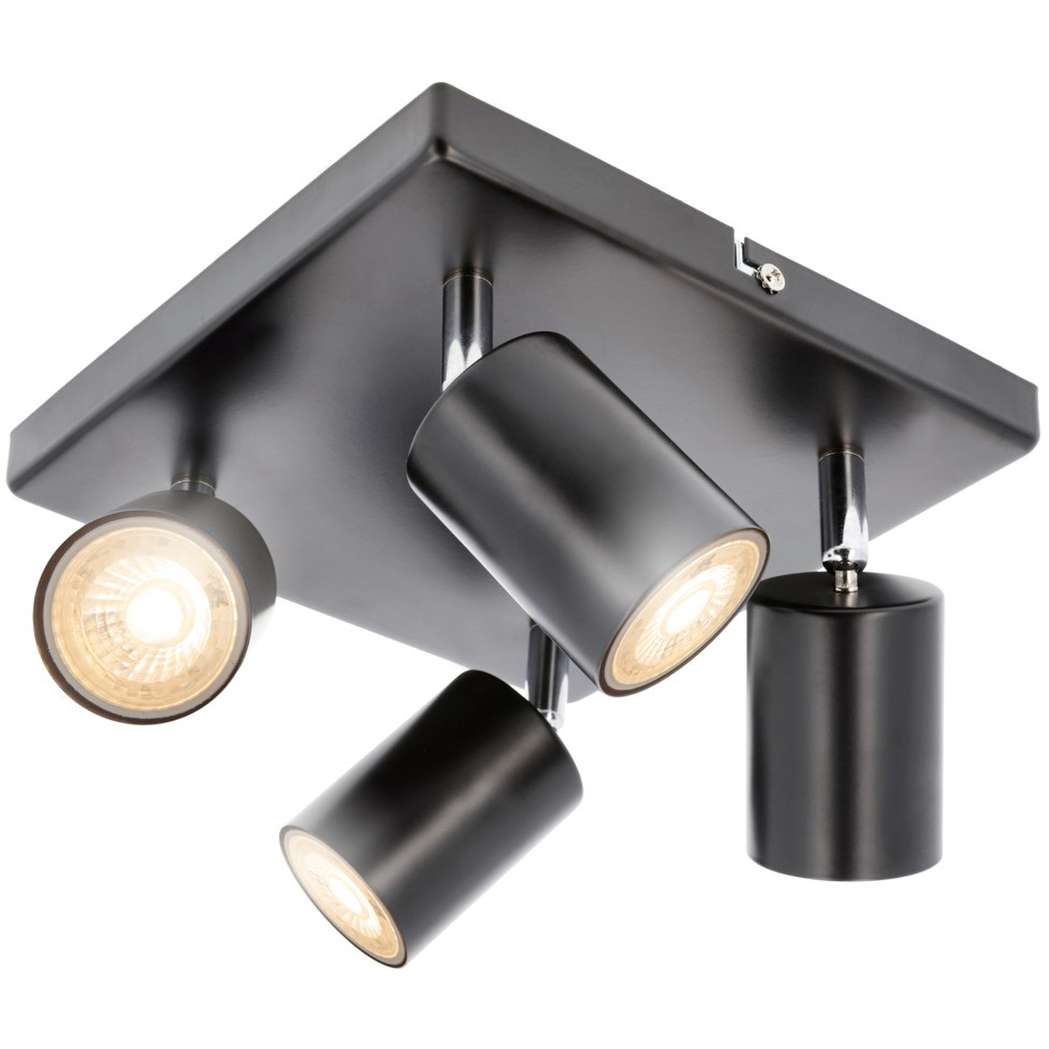 CGC JACK Black GU10 Adjustable Ceiling Spot Light - Black / 21cm / 13.5cm