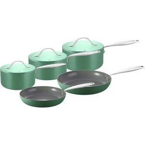 4 Piece Cookware Set Colour Me Happy Green