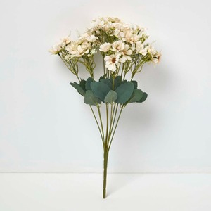 Artificial Wild Daisy Cream Bouquet Flower, 46 cm
