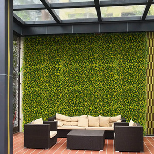 Plastic Artificial Eucalyptus Wall Panel