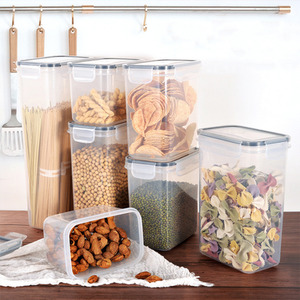 Stackable Airtight Plastic Food Storage Container Set