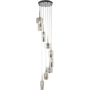 Linen 9 Light Multi-Drop Pendant