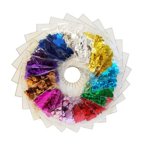 24-Pack Colourful Sequins with Different Shapes for Kids Crafts