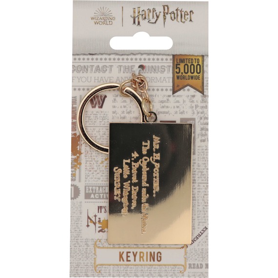 Harry Potter Hogwarts Letter Keyring
