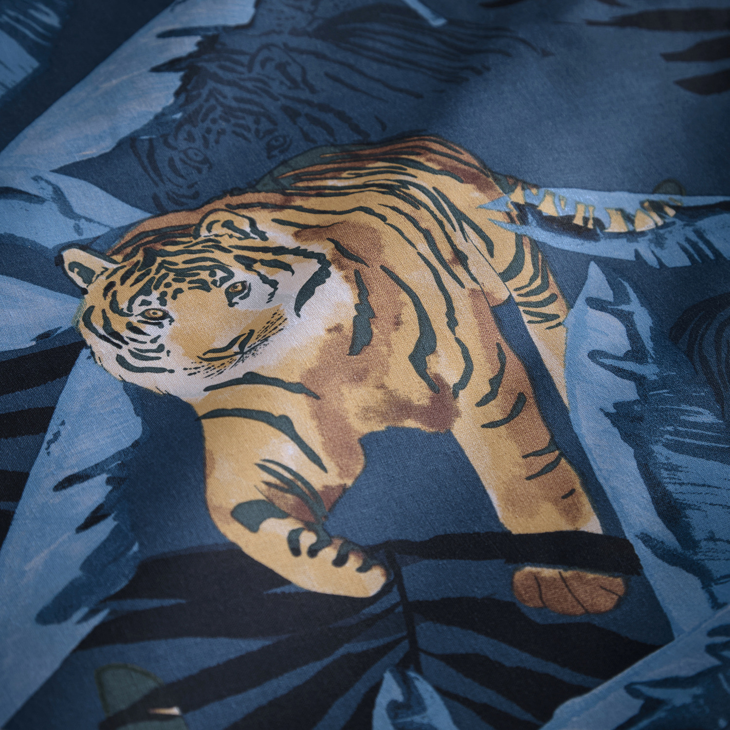 Charlotte Thomas Tiger Bed Duvet Cover And Pillowcase Set - Tiger Double Bed Duvet Set