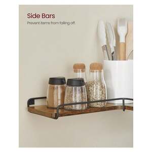 Set of 2 Corner Floating Wall Shelves