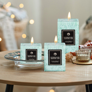 Lifeideas 3Pcs Rectangular Scented Candle Set