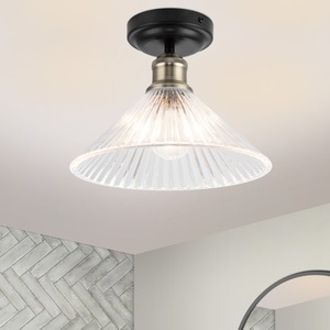 COSYLYTE Bowley Bathroom Glass Ceiling Flush Light