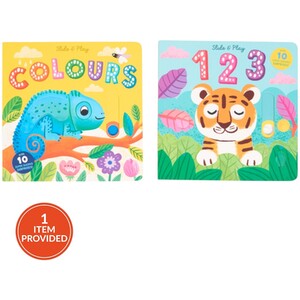 Slide and Play Colours or 123 Reading Book