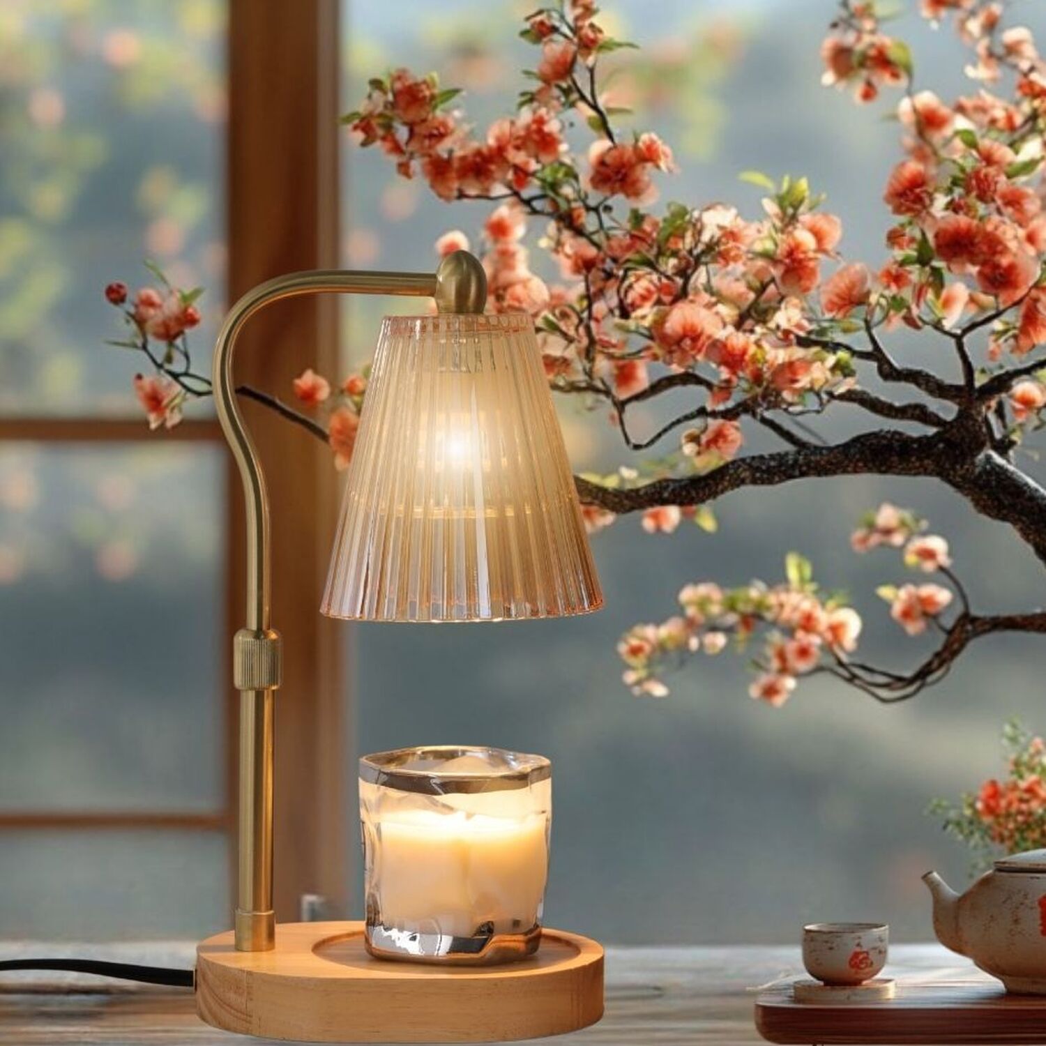Image of Dimmable Candle Warmer Lamp - Bronze