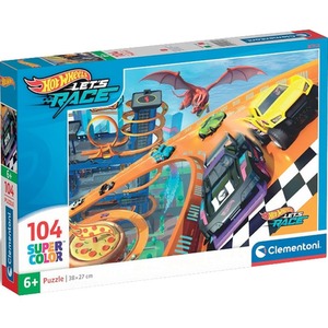 Hot Wheels 104 Piece Lets Race Jigsaw Puzzle