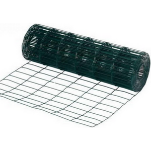 Green Garden Fence Panel Wire Mesh PVC Coated 0.6 x 10m
