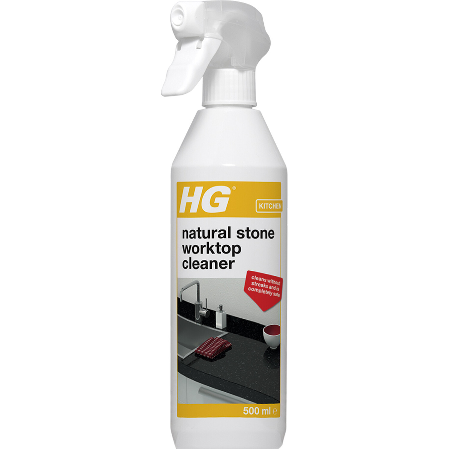 Image of HG Natural Stone Kitchen Worktop Cleaner