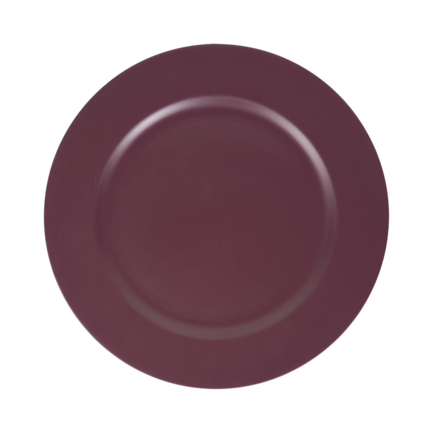 Image of Plum Charger Plate - Purple